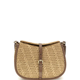 Raffia crochet Pony Shoulder Bag