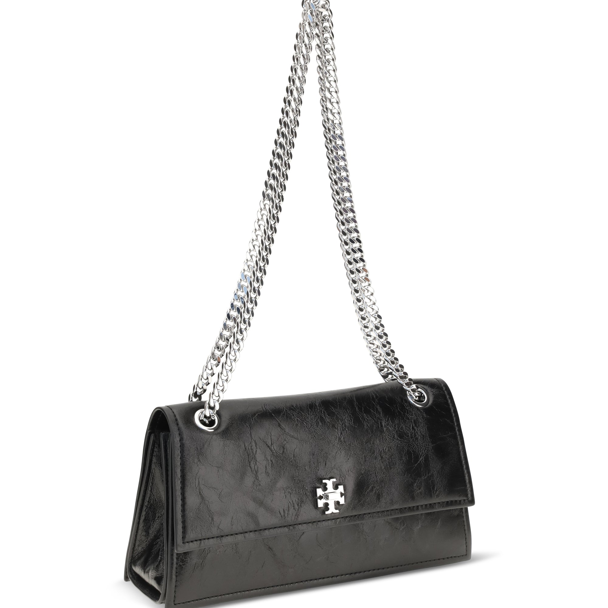 Kira suede Shoulder Bag with turn-lock detail