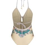 Indra crochet detail One-Piece Swimsuit