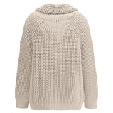 Cotton feather Cardigan