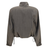 Wool-blend Bomber