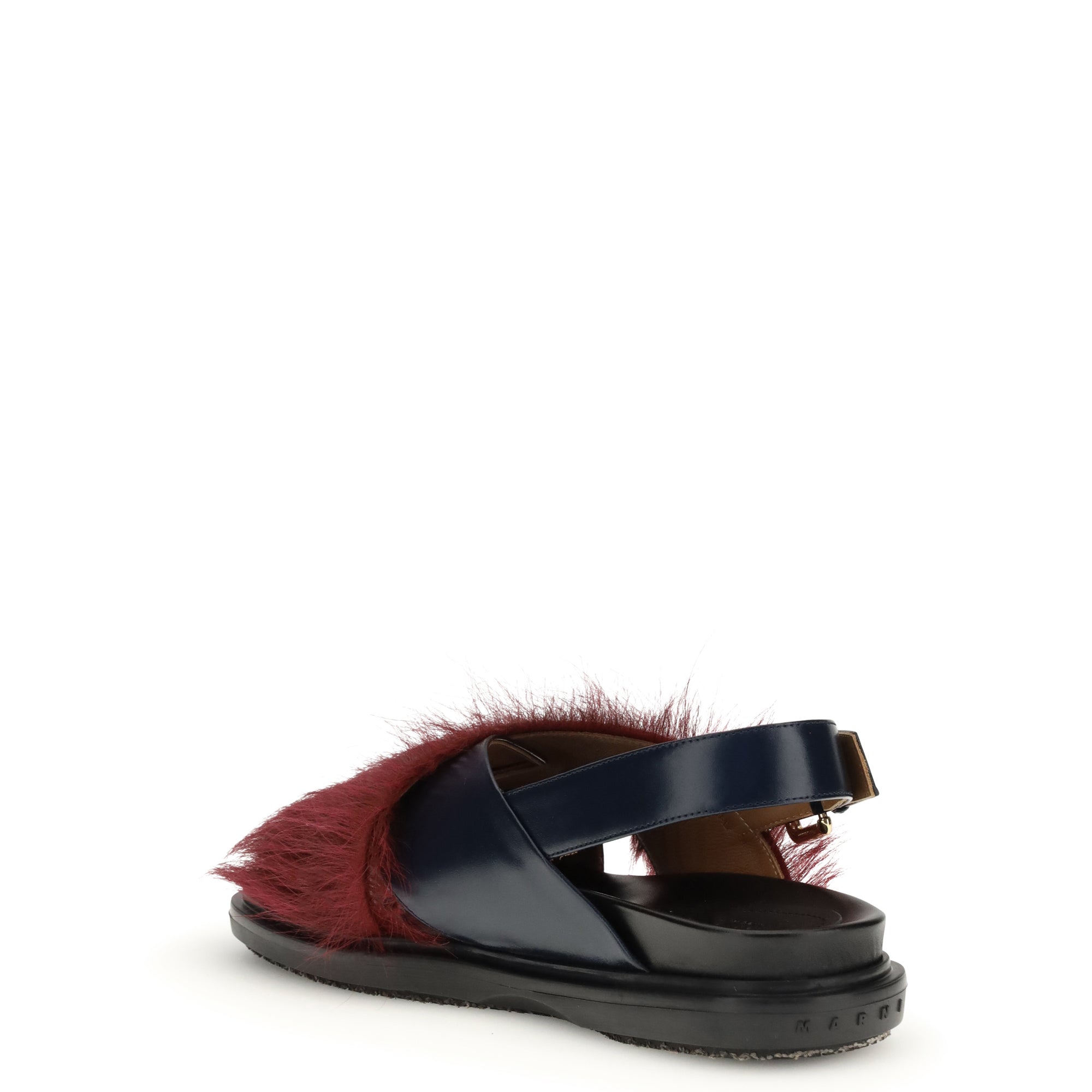 Fur-lined Fussbett Sandals