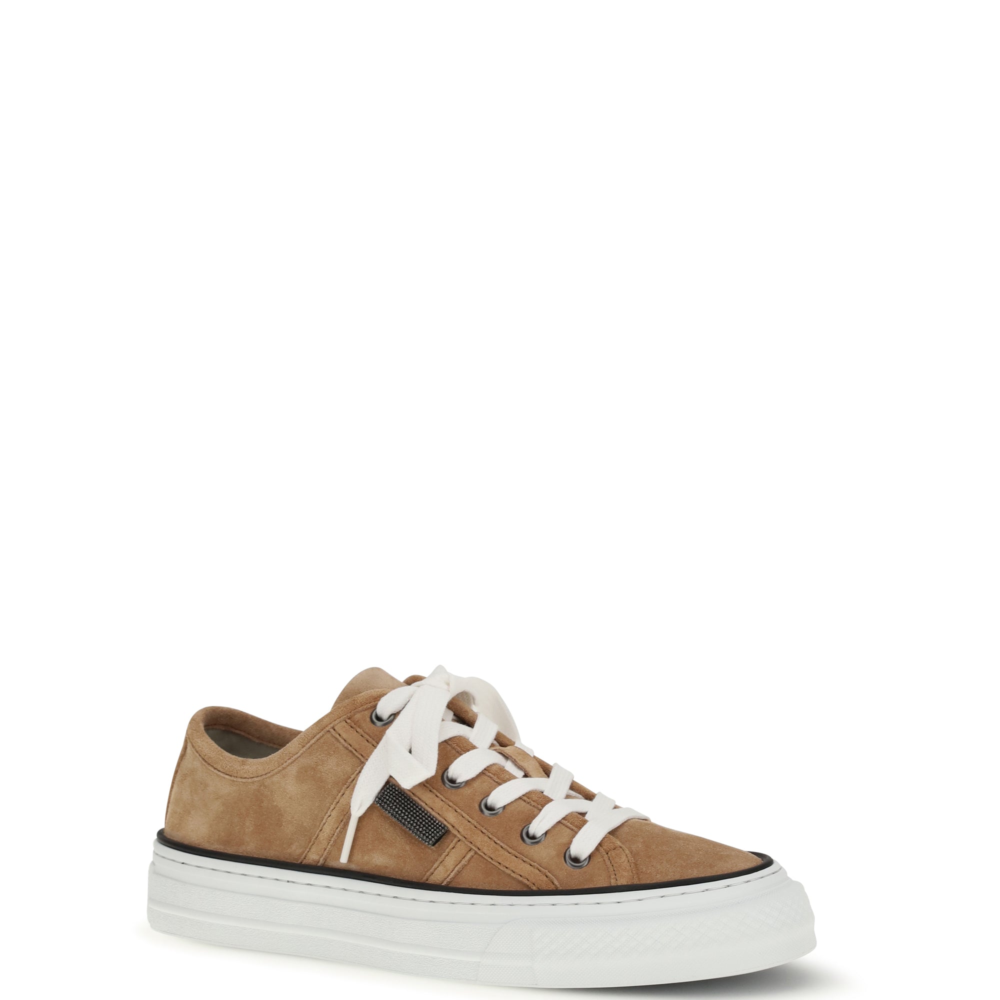 Shiny Tab suede Sneakers