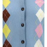 Diamond-pattern Cardigan