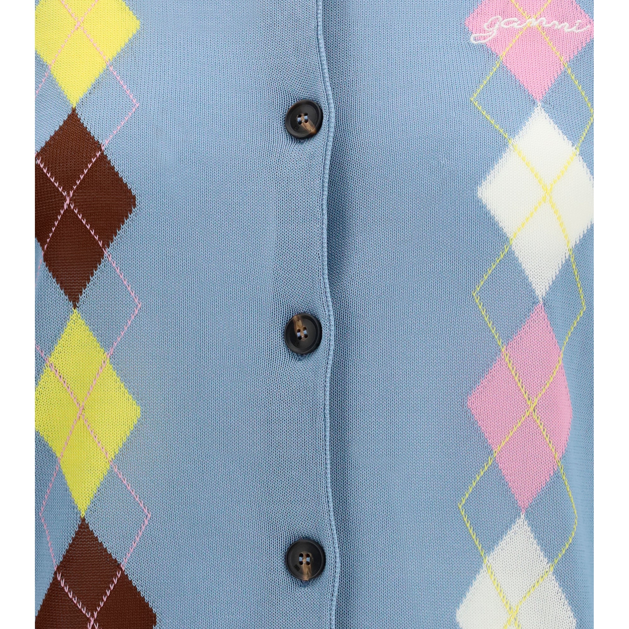 Diamond-pattern Cardigan