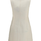 Sleeveless bouclé mini Dress