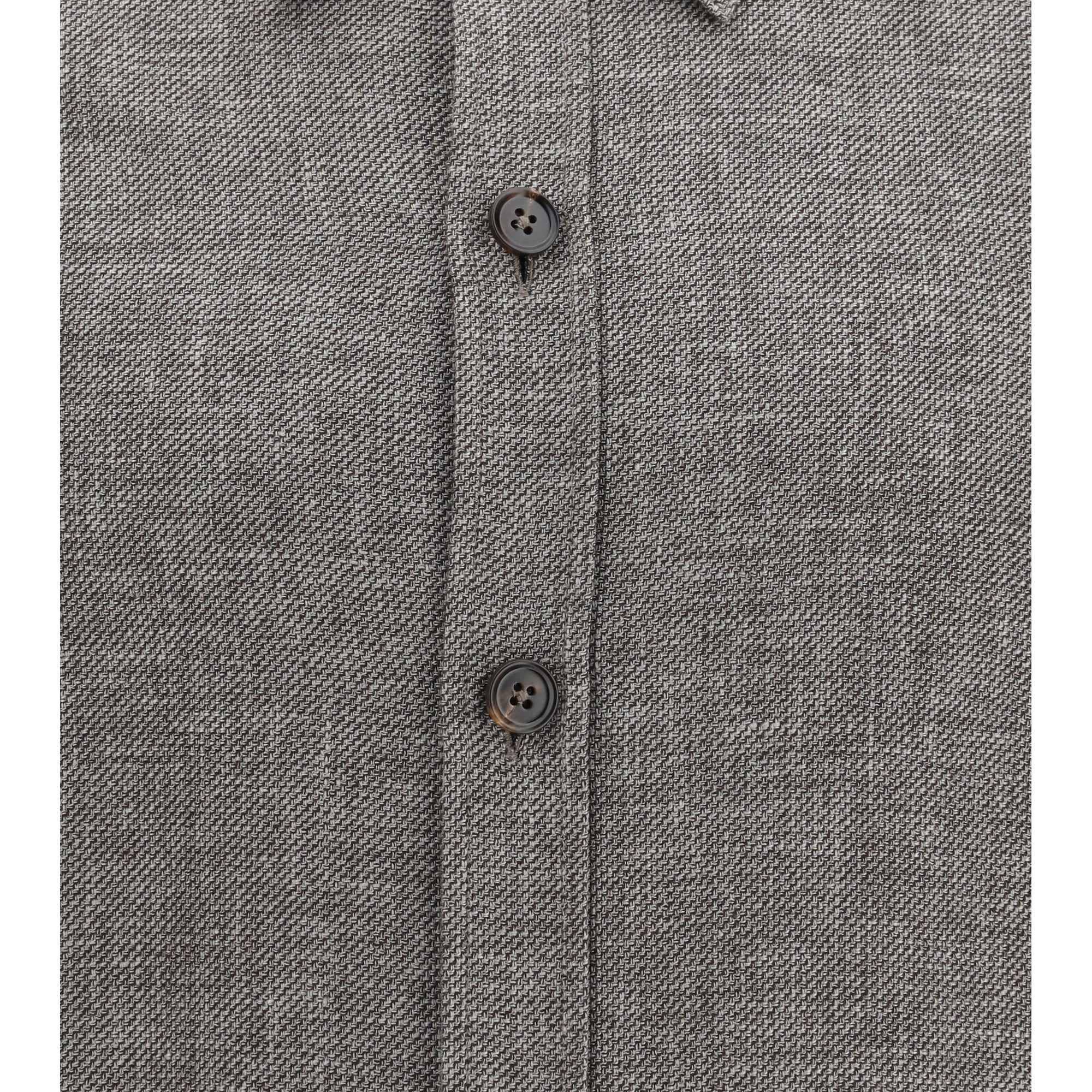 Cashmere, linen, and silk Overshirt