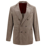 Double-breasted corduroy Jacket