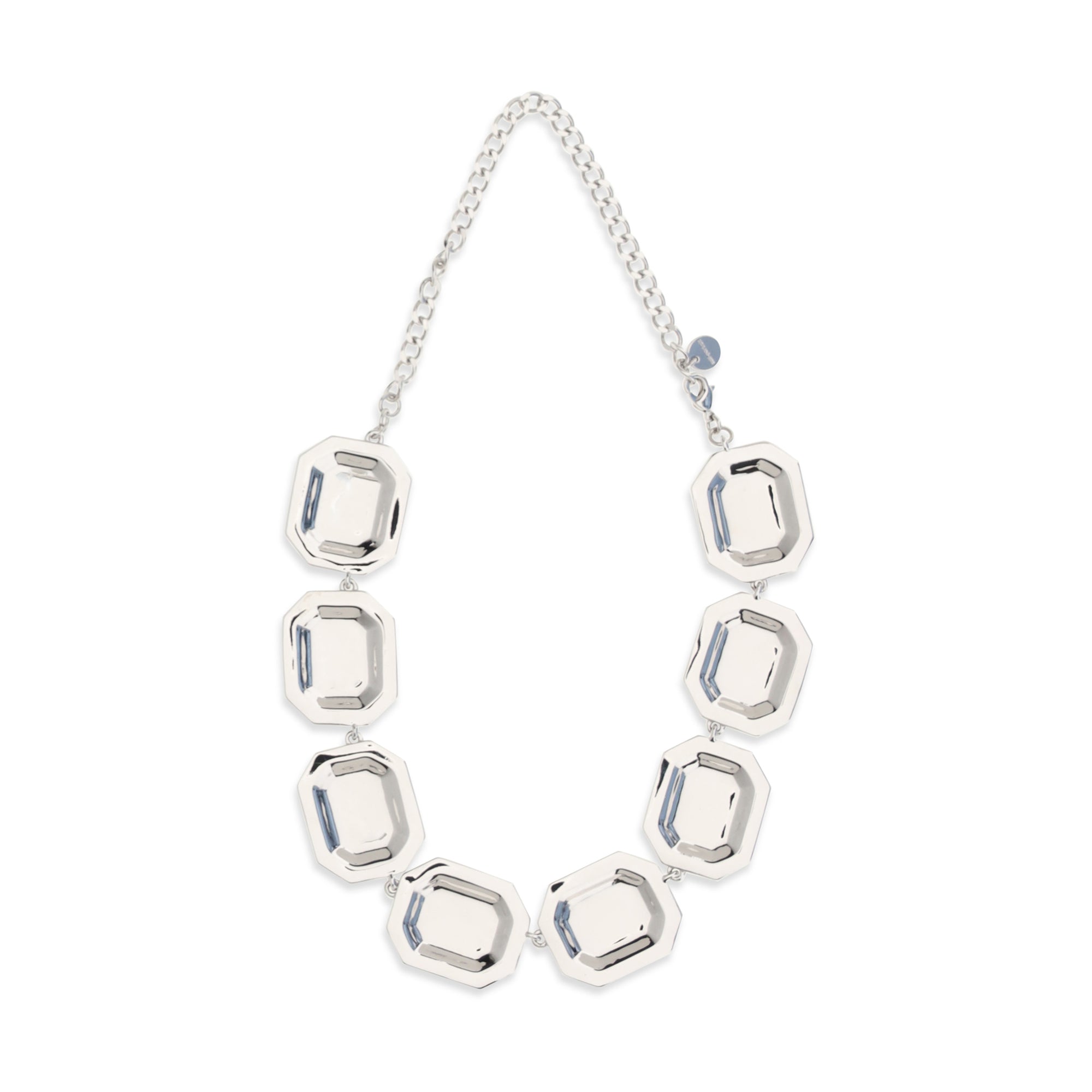 Silver crystal Necklace