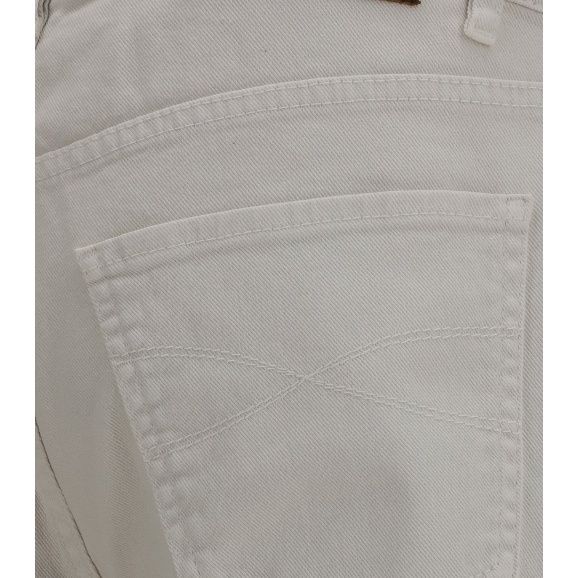 Jeans with turn-up hem