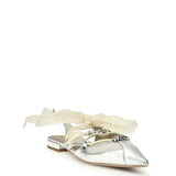 Metallic leather Gianira Ballerinas