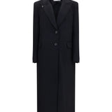 Manta coat in mohair and wool blend