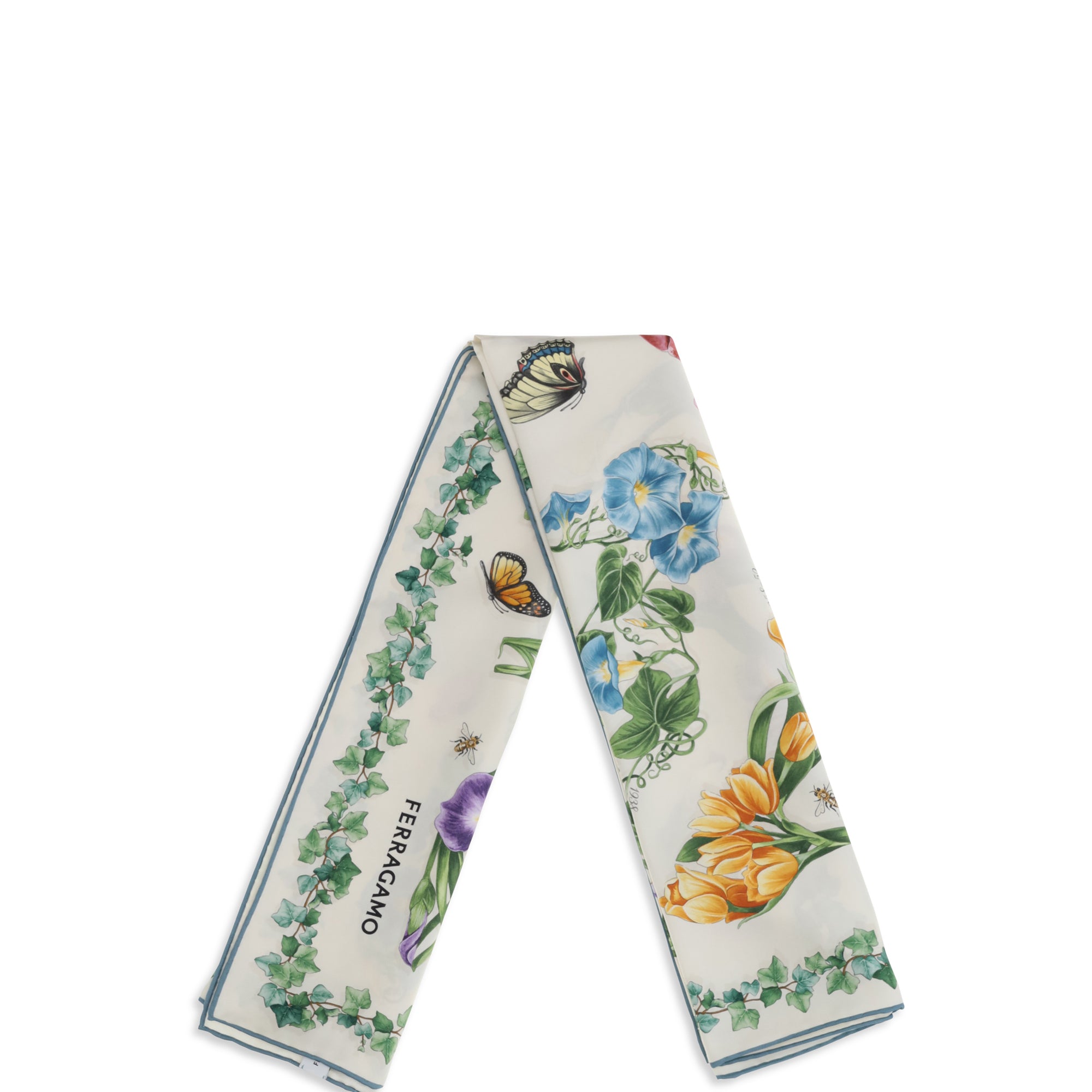 Eden print Silk Scarf