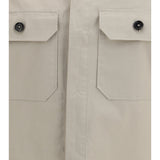Linen wool and silk Shirt jacket
