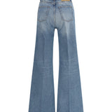 Flared Jeans in denim
