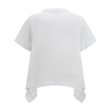 Pocket and draped T-shirt