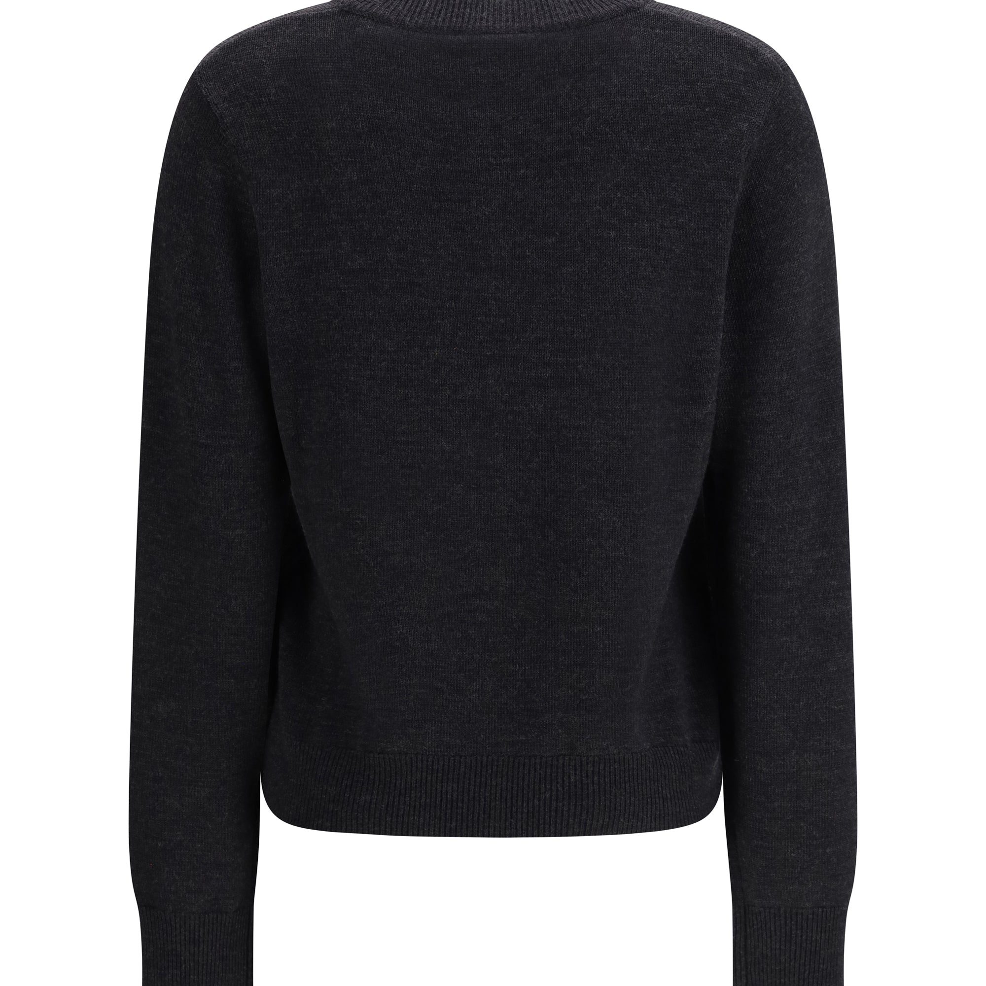 Crochet Appliqué merino Sweater