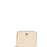 Leather zip-around Wallet