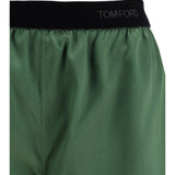 Stretch silk satin PJ Shorts