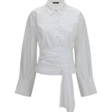 Waist-knot Shirt