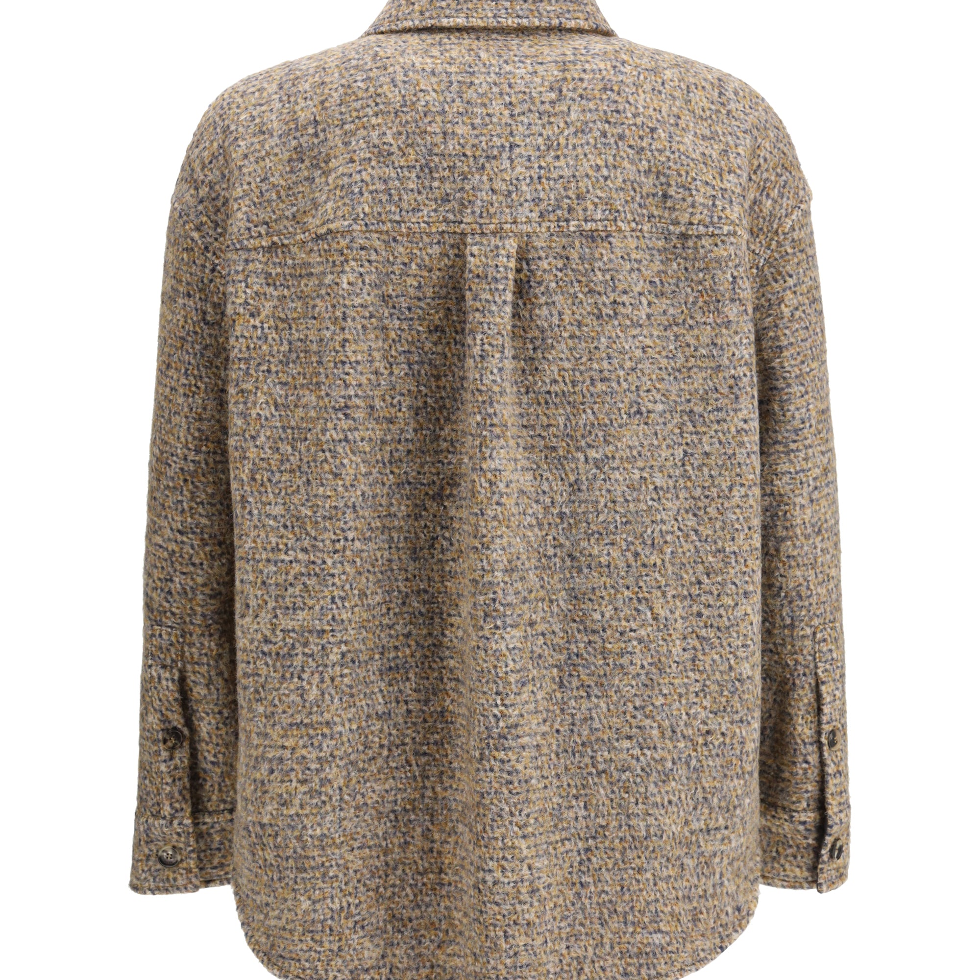 Mélange wool blend Overshirt