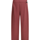 Buckle-belt Track Pants