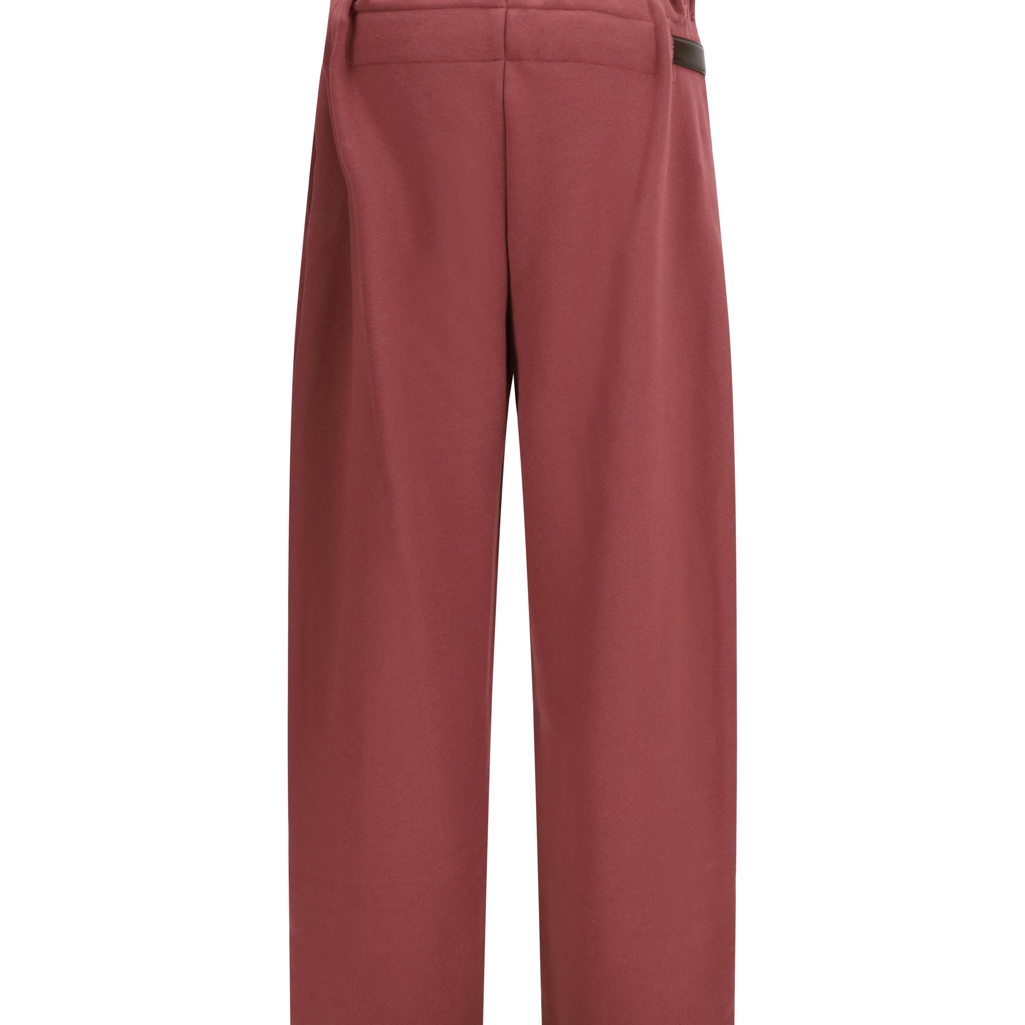 Buckle-belt Track Pants
