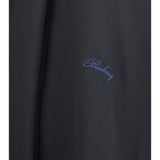 Silk Blouse with embroidered logo and scarf detail