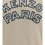 Kenzo Paris emblem embroidered wool and cotton Sweater