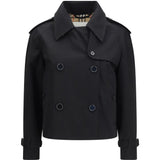 Mayfair cropped Trench Jacket in gabardine