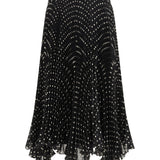 Polka-dot silk Skirt