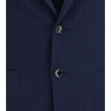Single-breasted Jacket in herringbone fabric