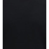 Check trim wool Sweater