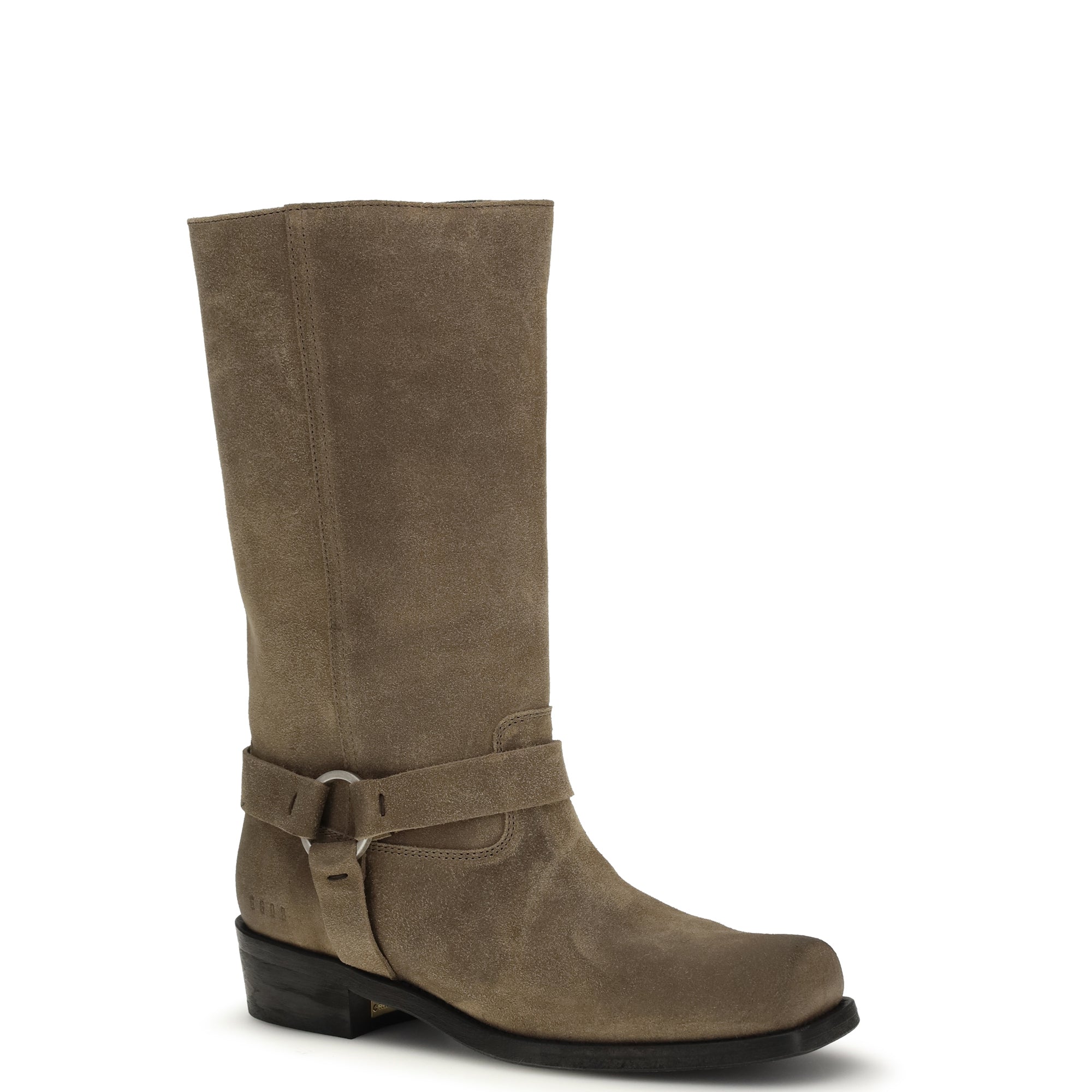 Suede biker Boots