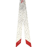 Twill Little Stars Starry Scarf in silk
