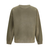 Journey unisex Crew neck in garment-dyed cotton fleece