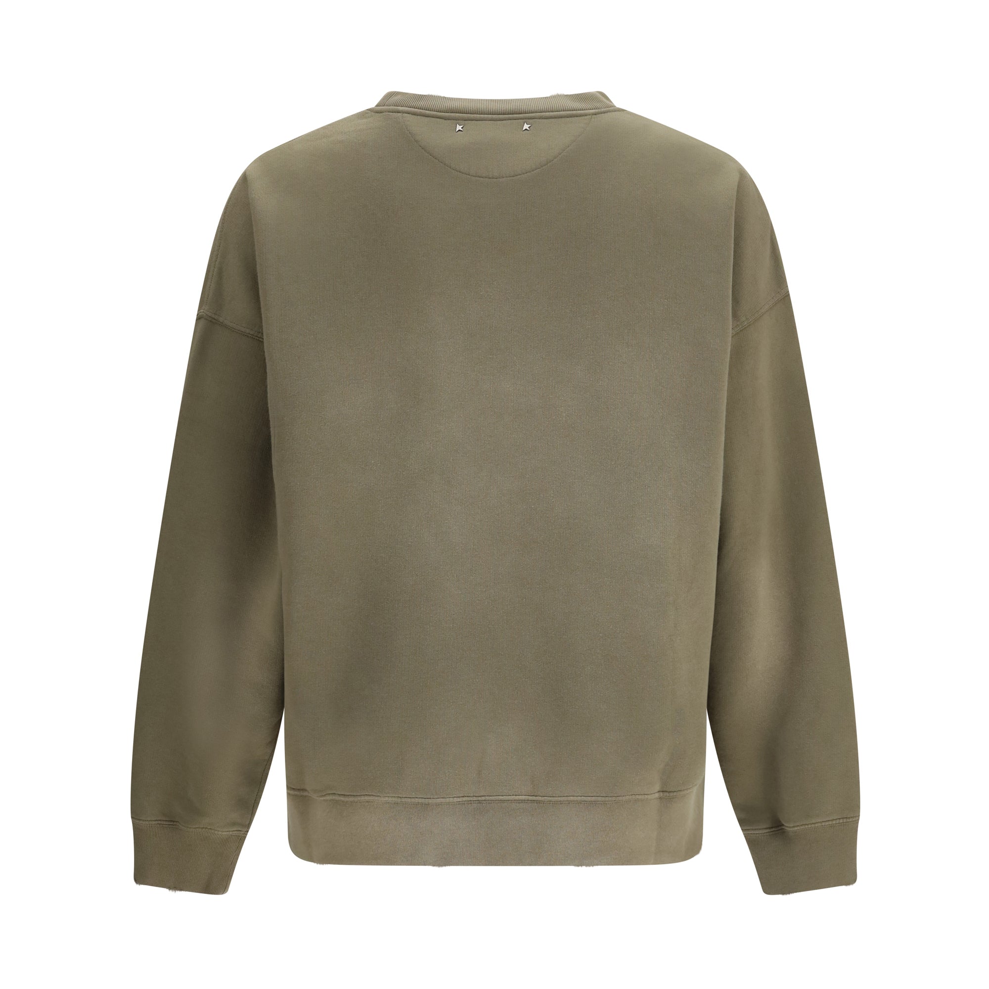Journey unisex Crew neck in garment-dyed cotton fleece