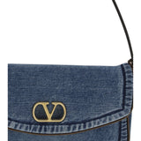 DeVain small Shoulder Bag in denim