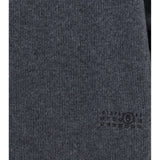 Wool-blend mini Dress with wide sleeves