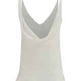 silk crêpe sablé Top