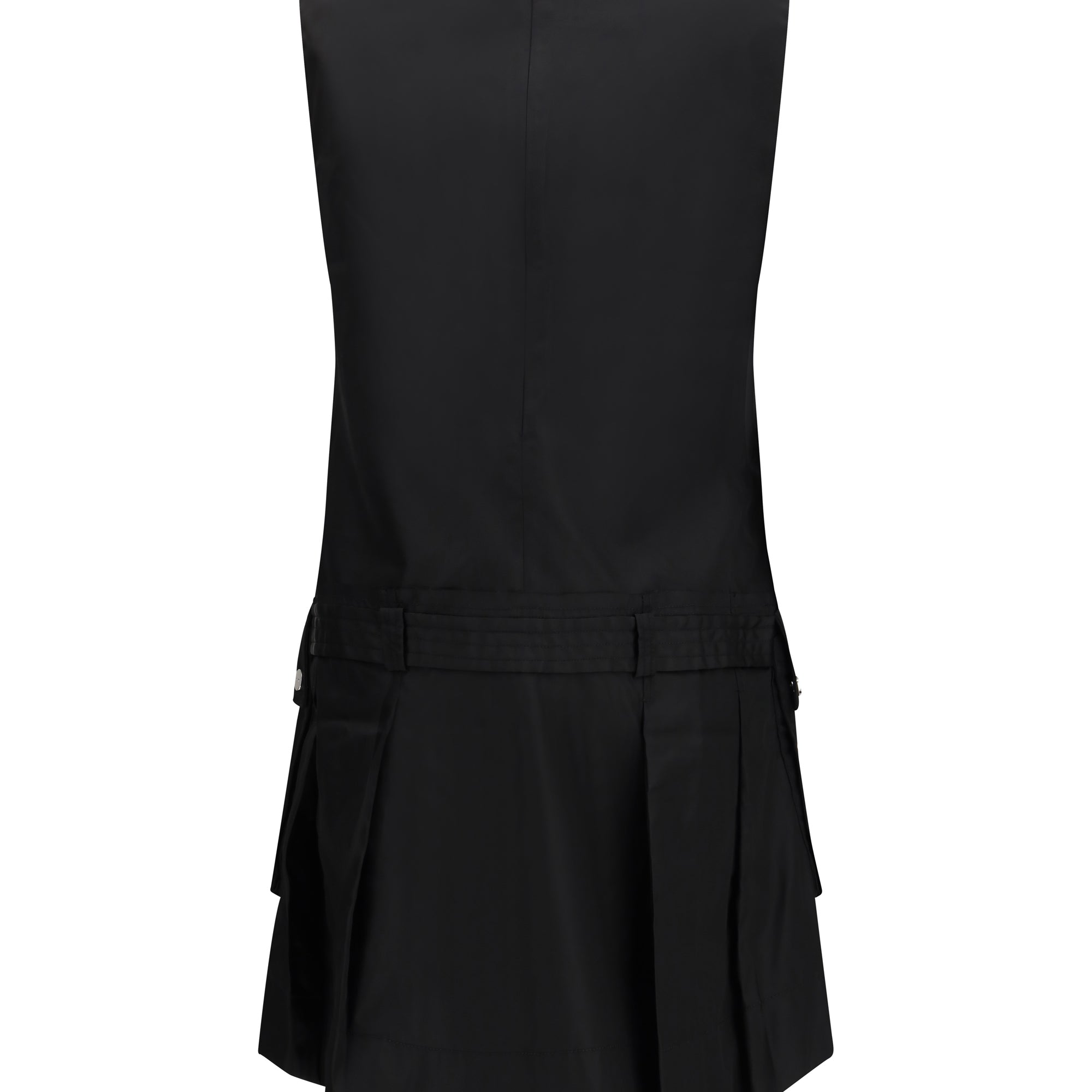 Duchesse Nylon Belted Mini Dress