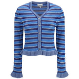 Striped cotton Cardigan