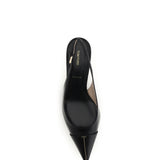 Leather Slingback Pumps