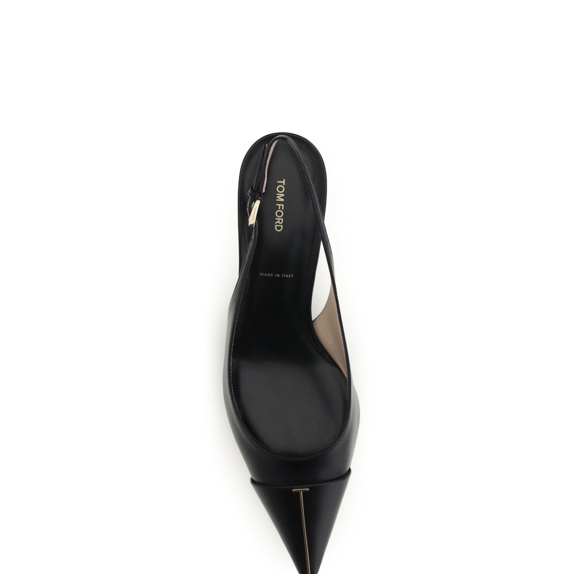 Leather Slingback Pumps
