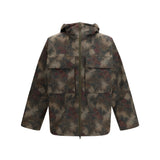 Ripstop Parka with tropical pattern