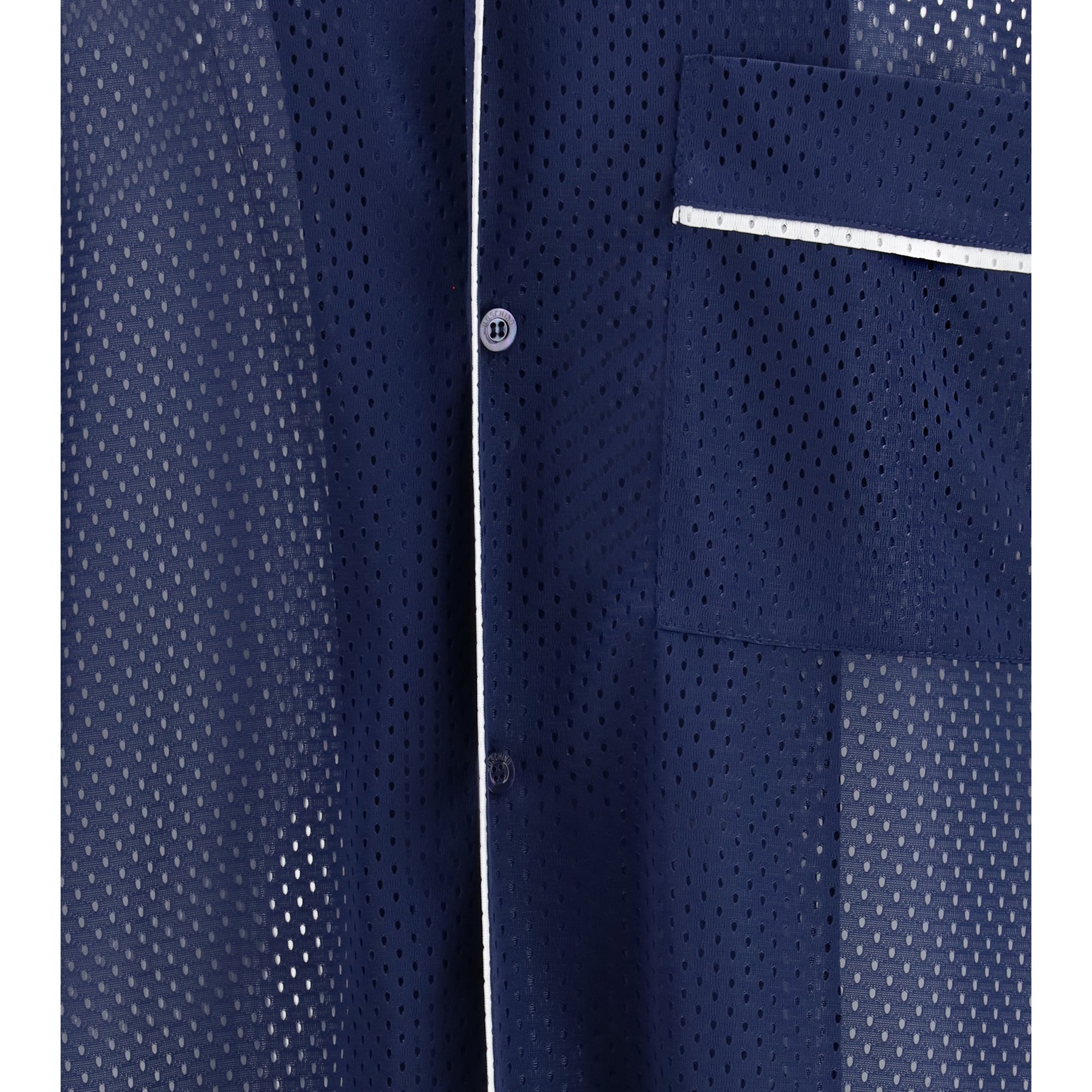 Technical mesh Shirt with reversed 22 print