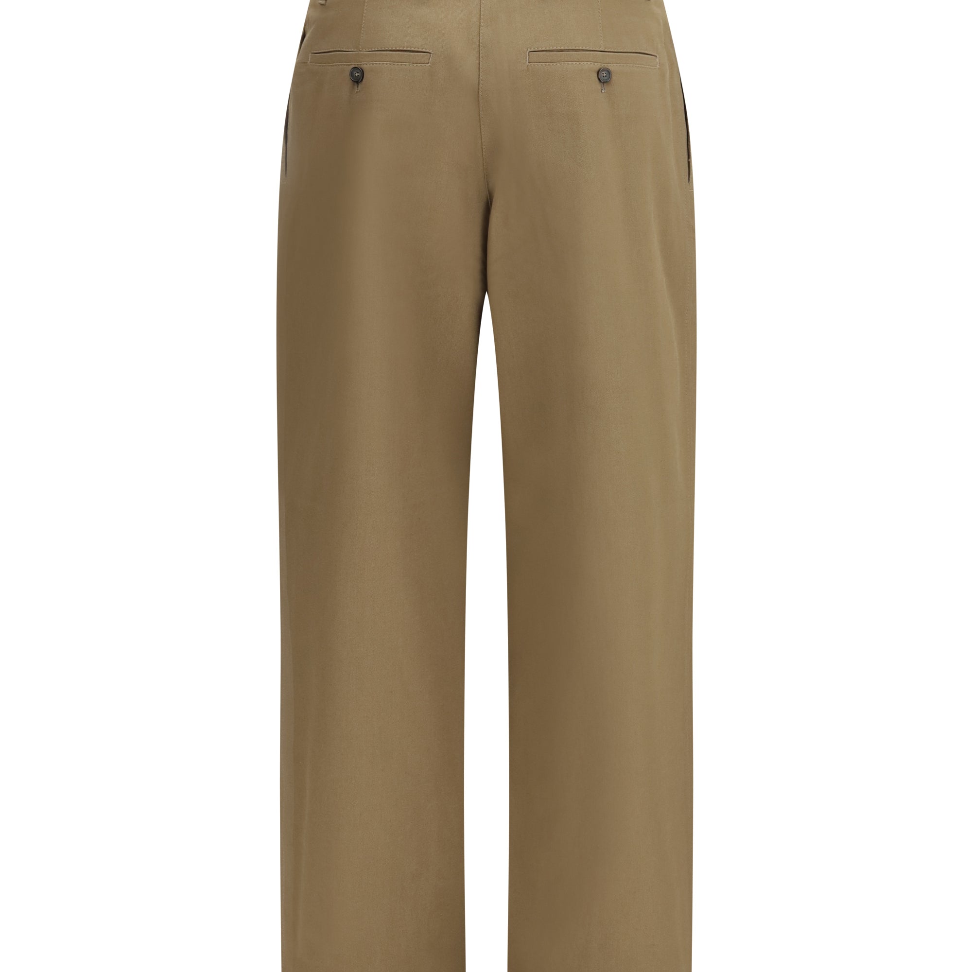 Straight-leg Pants in organic cotton