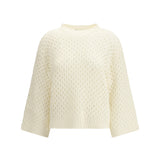 Jumper crafted from Platinum yarn with micro sequins