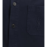 Cassandre Overshirt in gabardine with logo