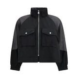 Beth Jacket with transparent inserts